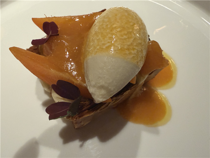 apricot millefeuille